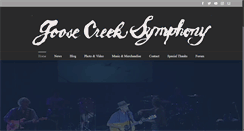Desktop Screenshot of goosecreeksymphony.com