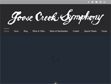 Tablet Screenshot of goosecreeksymphony.com